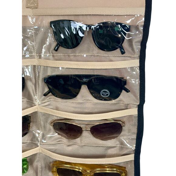 Sunglasses Wholesale Lot of 19 Assorted Pairs with NWT Travel Bag Black Brown main image 2